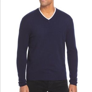 J Crew | Navy Blue V Neck Sweater | M